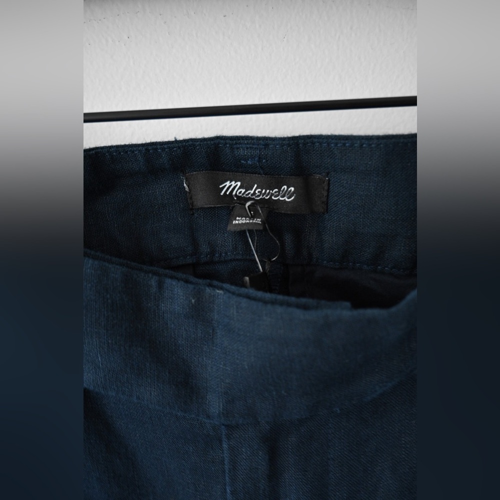 Madewell "The Harlow" Wide Leg Linen Pant NWT - Picture 11 of 12